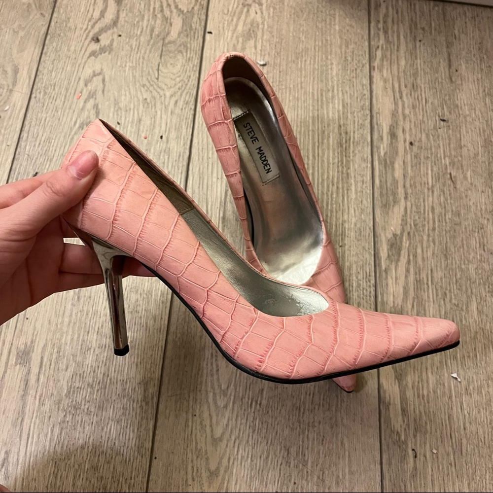 Pink Steve Madden Tarrah Stiletto High Heels Size 7